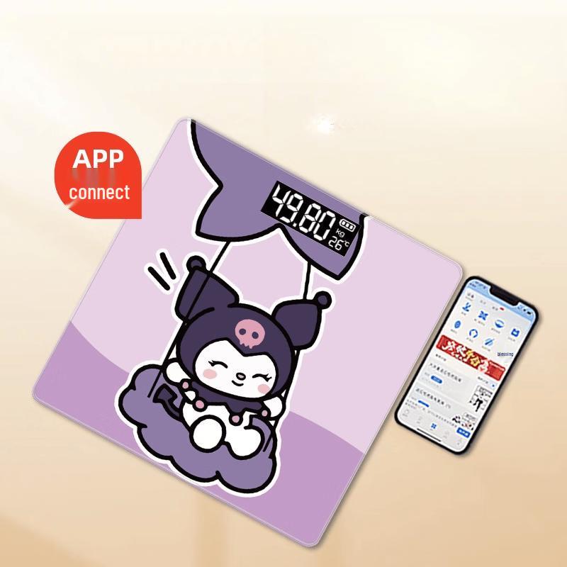 Умные весы для измерения жира в теле Mi Ling Kuromi Bluetooth (Китайская версия)