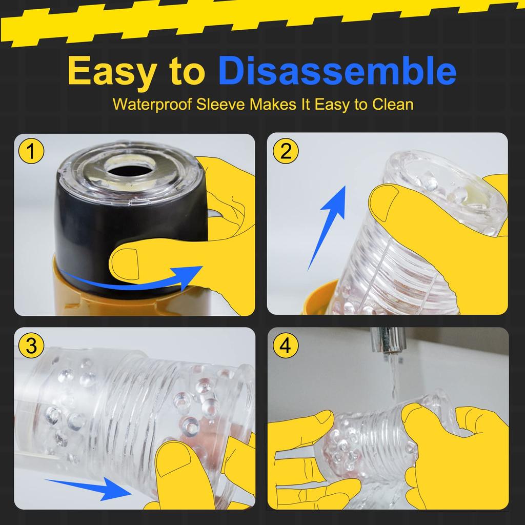 Automatic Male Masturbators Cup 7 Thrusting & Rotating Modes Penis Trainer 3D Vaginal Simulation Adult Sex Toy