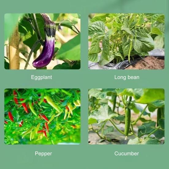 100/200/300 шт. Пластиковые зажимы для растений, многоразовые зажимы для томатной решетки, для вьющихся растений, винограда, огурцов, для использования в помещении и на открытом воздухе