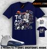 Футболка в тон кроссовкам AJ 12 French Blue 2025 Футболка в тон кроссовкам Футболка The Goat MJ