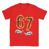 6 7 Meme Six Seven Hands Meme Fire Printed Tshirt For Unisex Unisex Leisure Cotton Tees Round Neck Short Sleeve T Shirt Tops