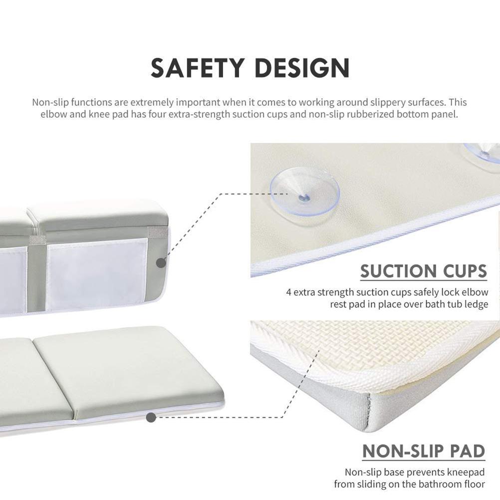 Детская ванночка для коленей с подлокотниками, быстросохнущая подушка для коленей, подлокотники для большой ванны с