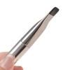 Electroplated Handle Flat Foundation Brush - Non-Absorbing, Flawless Nude Concealer Brush