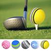 10Pcs 5 Colors 42mm Foam Golf Practice Balls EVA Soft Golf Training Balls Yellow Rainbow Sponge Indoor Practice Training Aid