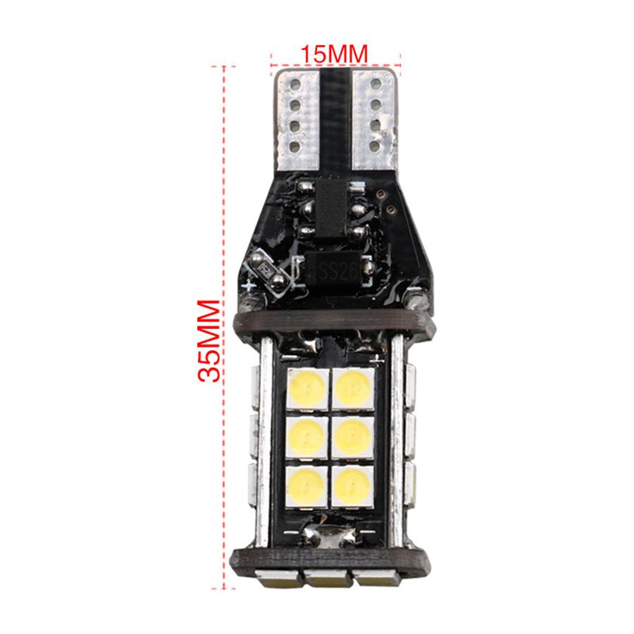 T15 Extremely Bright Error Free 921 912 T15 3030 24Smd Led Bulbs For Backup Reverse Lights 2Pc