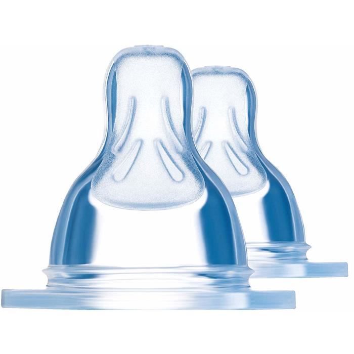 MAM Anatomical Silicone Teat - Fast Flow 3 - Pack of 2