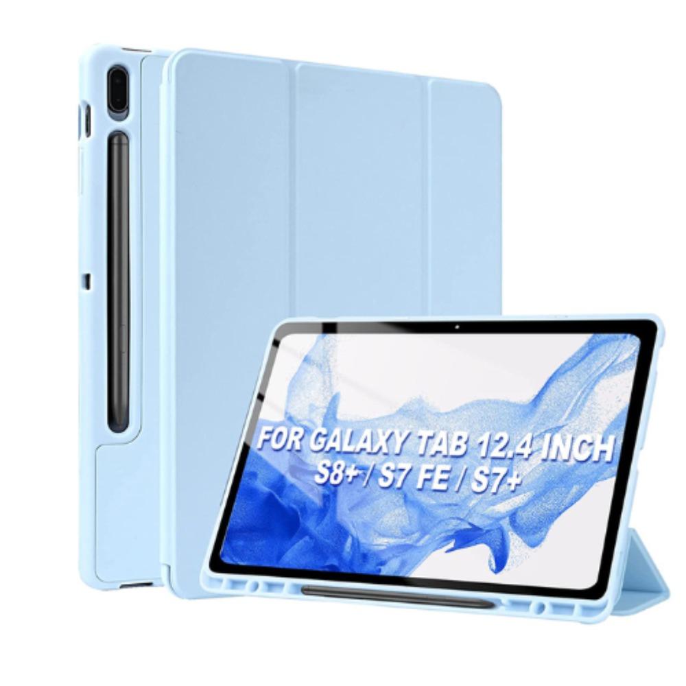 Чехол для Samsung Galaxy Tab S6 10,5 SM-T860 T865, умный чехол для Samsung Galaxy Tab S7 S8 S9 11 Plus FE 12,4, держатель для карандашей, чехол