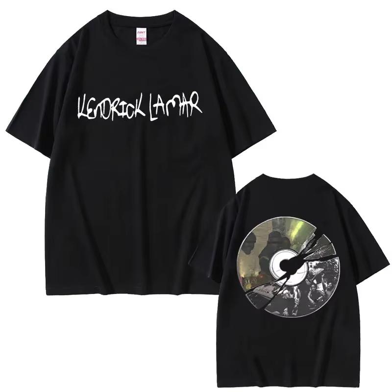Rapper Kendrick Lamar DAMN Same Graphics T Shirt Summer Unisex Women Fashion Hip Hop Oversized TShirts Unisexs Vintage Cotton Tshirt