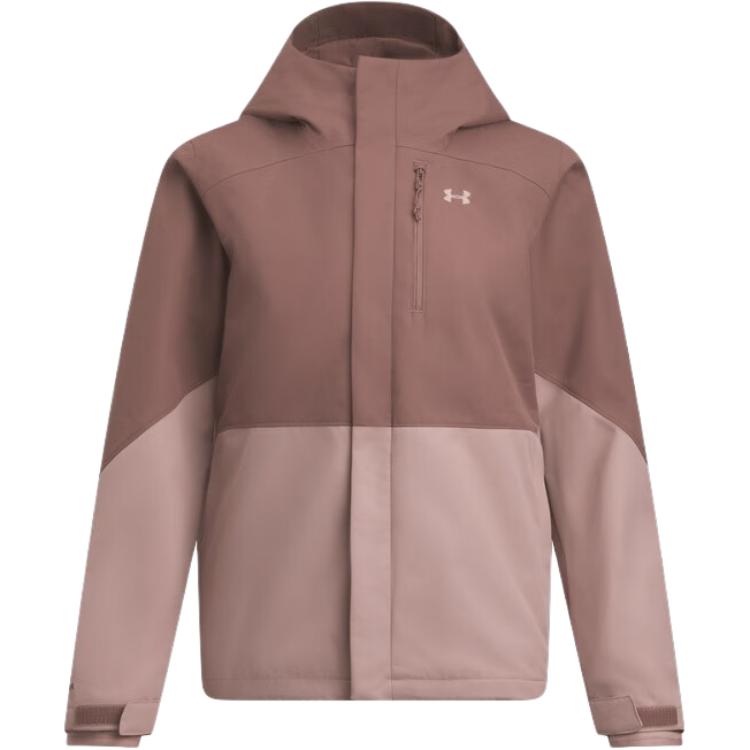 Under Armour Porter 3 In 1 Outdoor Sports Durable Lightweight Loose Warm Jacket Women Jacket Mist-Purple 6001005-651