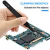 10/11pcs Complete Set of Industrial Tweezers, Stainless Steel Precision Bending Straight Tweezers, Anti-static ESD Maintenance T