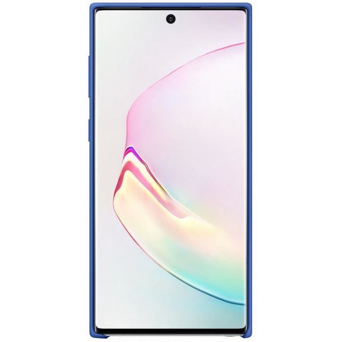 Coque Silicone Bleu Note10