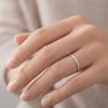Durable Stackable Plain Band Rings 2MM Titanium Steel Rings Simple Thin Rings  Midi Ring