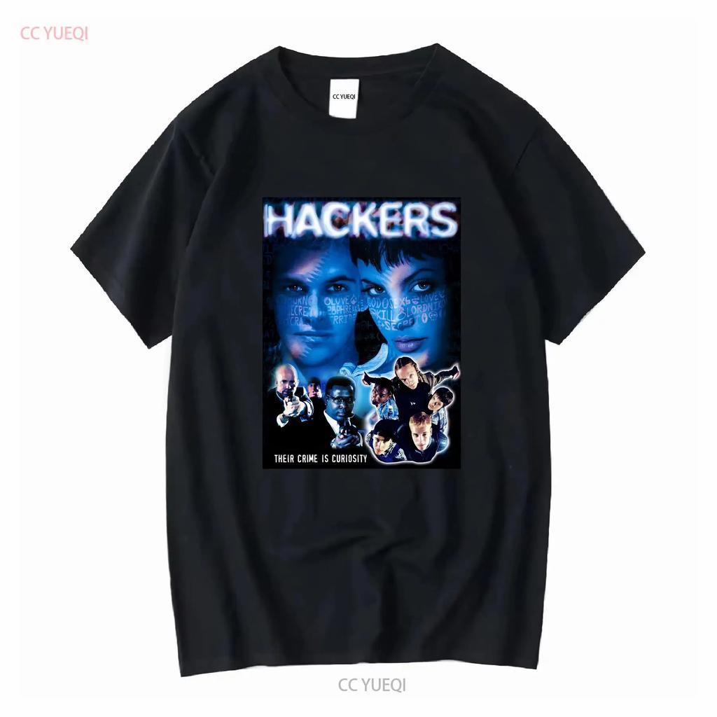 Hackers 1995 Movie T Shirt Vintage Washed Versatile Streetwear Top For Everyday Wear Stylish Unisex Designer Clothes Graphic