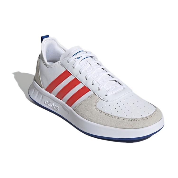 Adidas Court80s Tennis Shoes 'White Red' EF9474