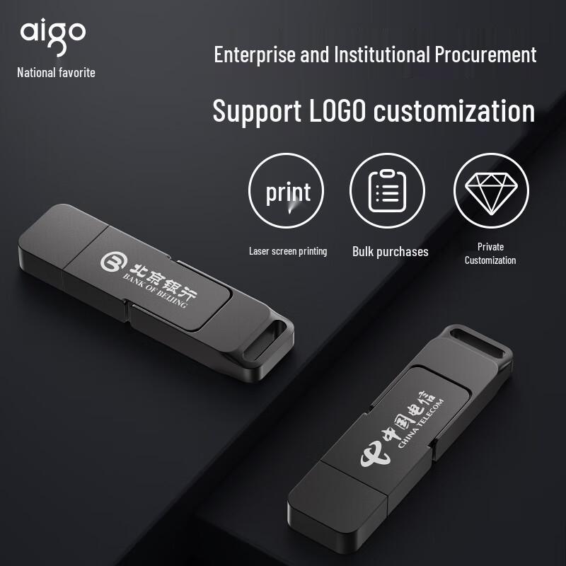 AIGO G50 Высокоскоростной SSD-накопитель USB 3.2 с двумя интерфейсами