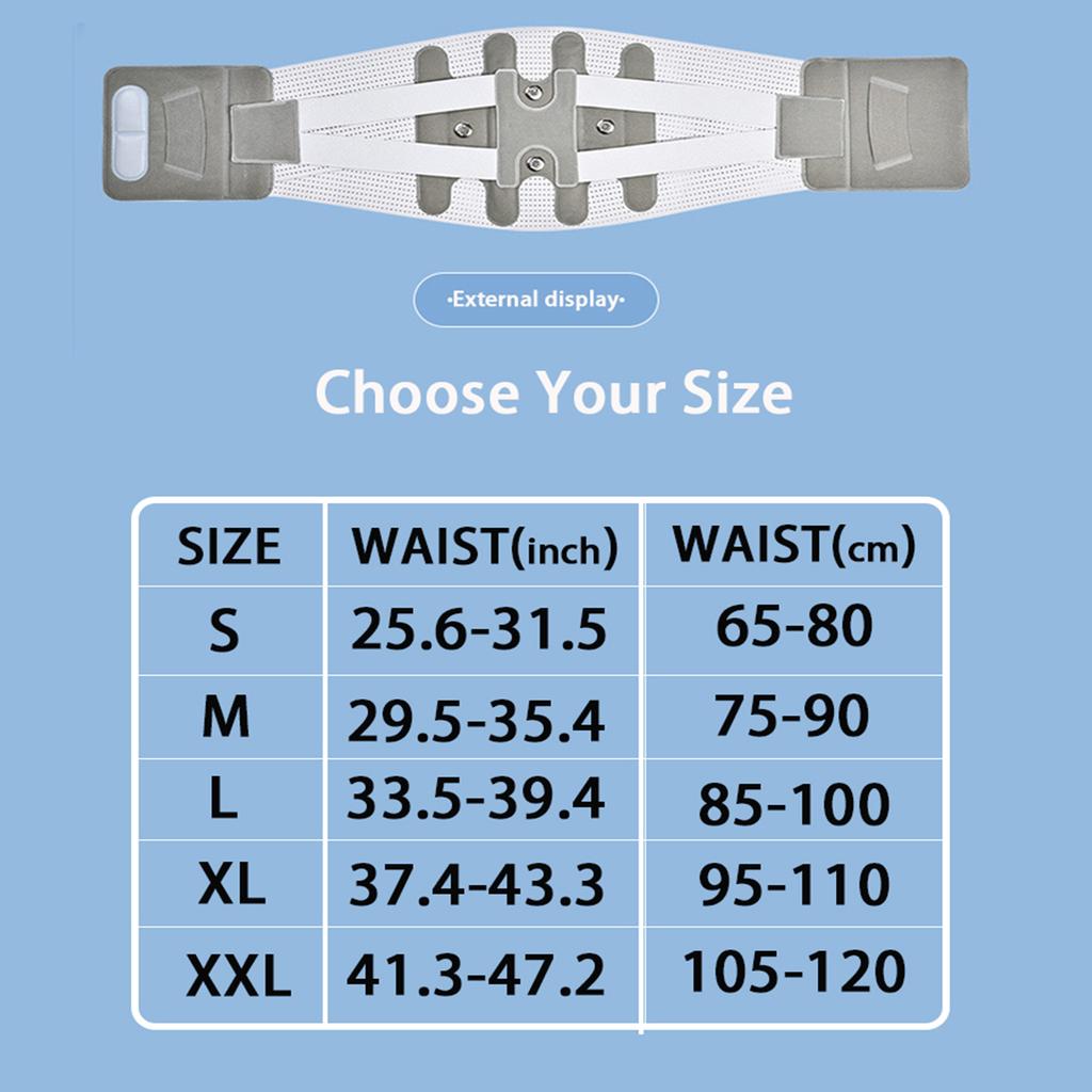 Breathable Back Brace, Pain Relieving Back Support Belt for Men & Women, Pain Relieving Lower Back Support, Adjustable Support Straps for Sciatica