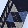5 Pairs Men Women Argyle Patterned Long Socks Cotton Business Classic Soft Breathable Mid Calf Hosiery Autumn Winter Warm Socks