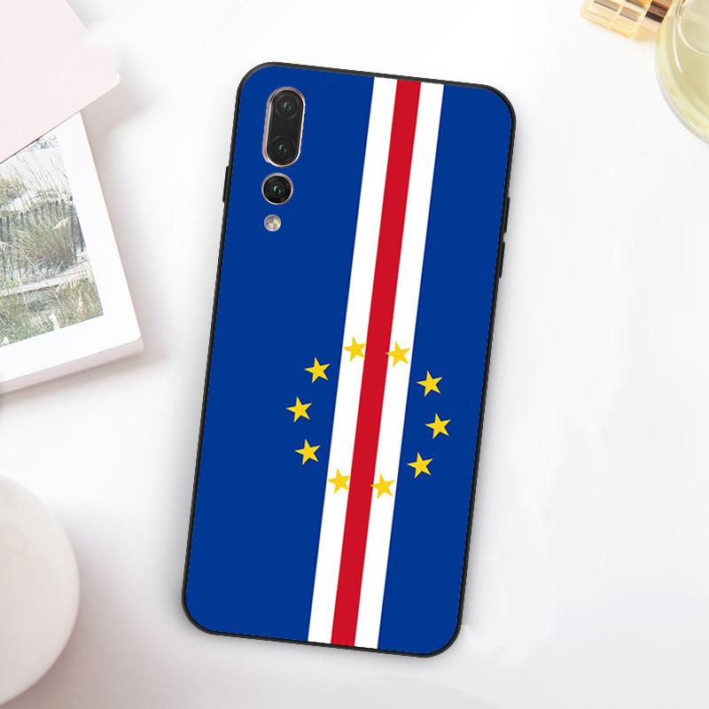 Флаг Кабо-Верде Для Huawei Nova 11 10 9 SE Y70 Y60 Y90 Y61 Y91 Y73 Y72 12i 11i 8i P30 P40 Lite P60 Pro Чехол