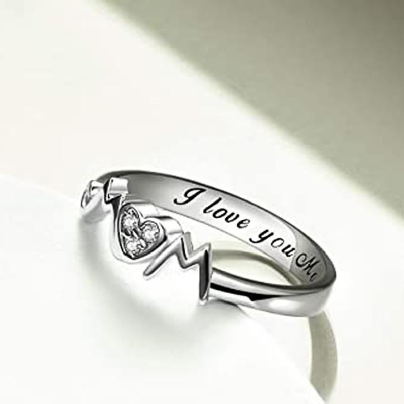 Шикарные кольца для женщин с выгравированной надписью «Мама», серебристого цвета, роскошная мода, ювелирные украшения для мамы, подарок на годовщину свадьбы, любовь, аксессуары для пальцев