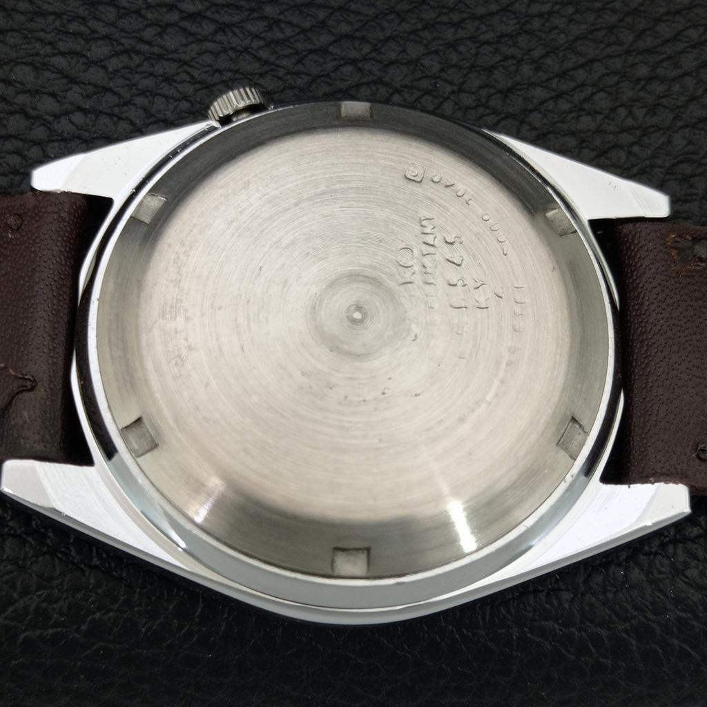 ВИНТАЖНЫЕ АВТОМАТИЧЕСКИЕ SEIKO 5 7009A ОТРЕСТАВРИРОВАННЫЕ ЯПОНСКИЕ МУЖСКИЕ ЧАСЫ С КРАСНЫМ ЦИФЕРБЛАТОМ a445516-1