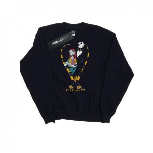 Disney Womens/Ladies Nightmare Before Christmas Jack And Sally Love Sweatshirt