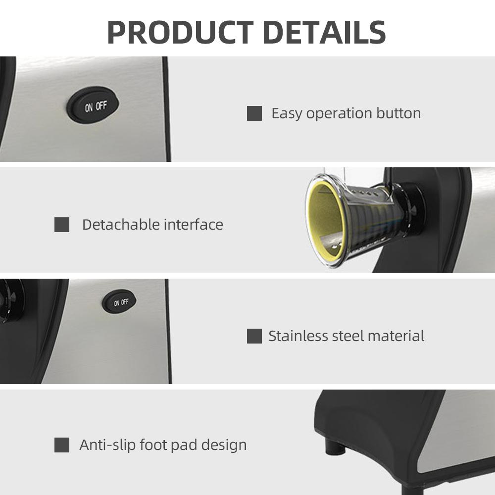 Электрическая терка для сыра, 1000 Вт, электрический измельчитель для домашней кухни, простое управление в одно касание