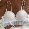 Милые женские бюстгальтеры пуш-ап Кружевное нижнее белье для женщин Сексуальные бюстгальтеры Белье без спинки