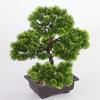 Artificial Plant Bonsai Realistic Beautiful Ornamental Simulation Pine Needles Cypress Plants Bonsai for Home