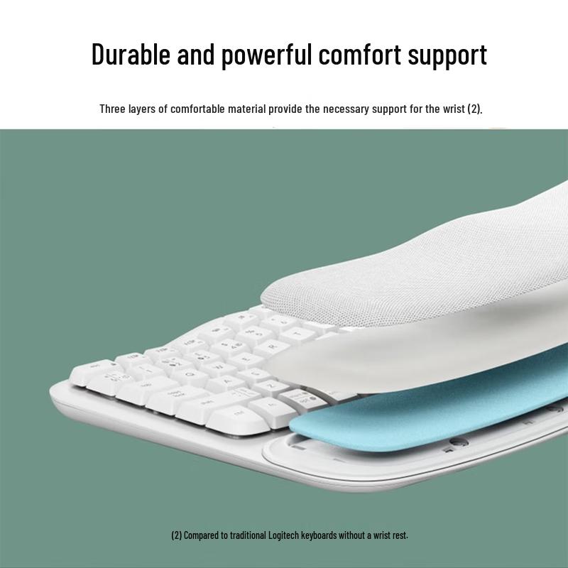 Logitech Wave Keys Ergonomic Wireless Keyboard