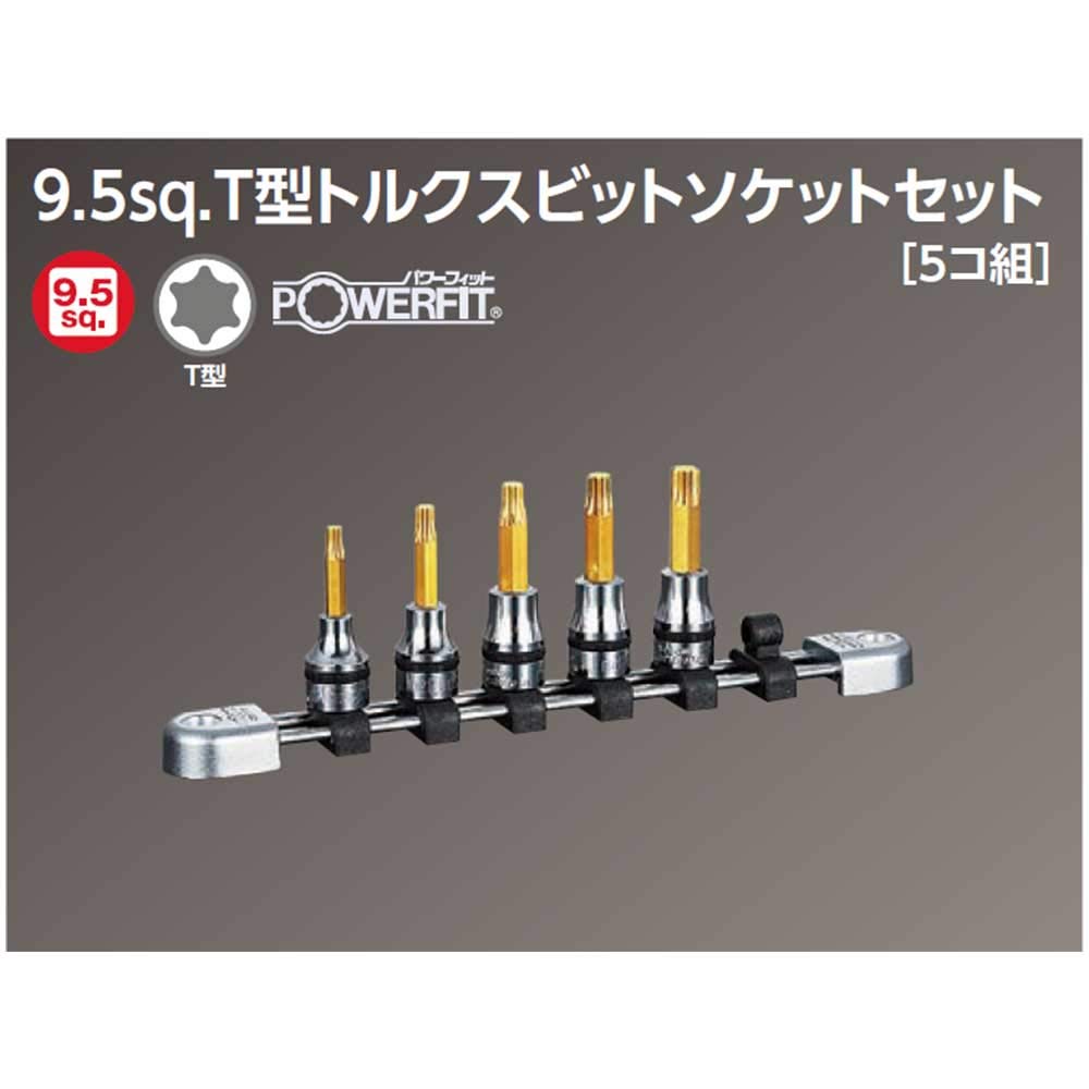 Набор Torx-бит Kyoto Machine Tool Nepros NTQ6T05A (КТК) Т-образный