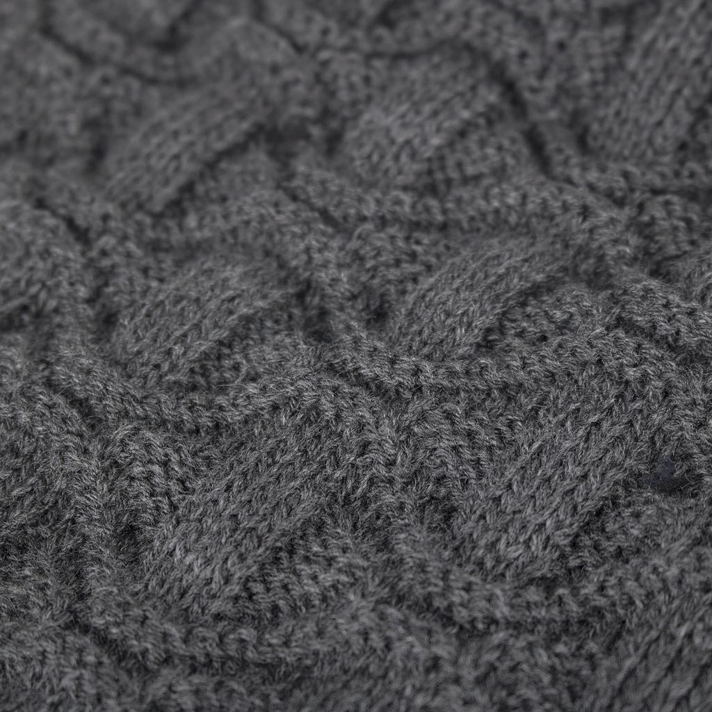 Осень и зима новый бархатный белый пятизвездочный тканевый лейбл волнистый свитер шапка вязаная шерстяная шапка