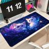 Cute Black White Cat Mouse Pad Large Computer Office Game Table Mat Rubber Anti-slip Stitched Keyboard Mats 90x40 XXL Desk Pads