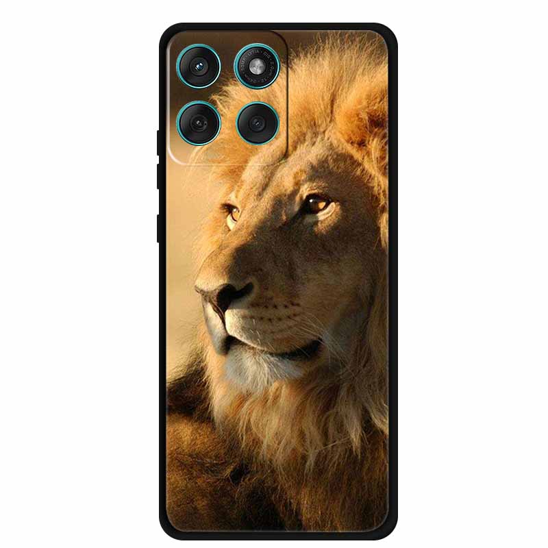 For Motorola Edge 60 Fusion Case XT2503-4 Wolf Lion Soft TPU Silicone Phone Cover for Motorola Edge 60 Fusion Case Fundas Coque