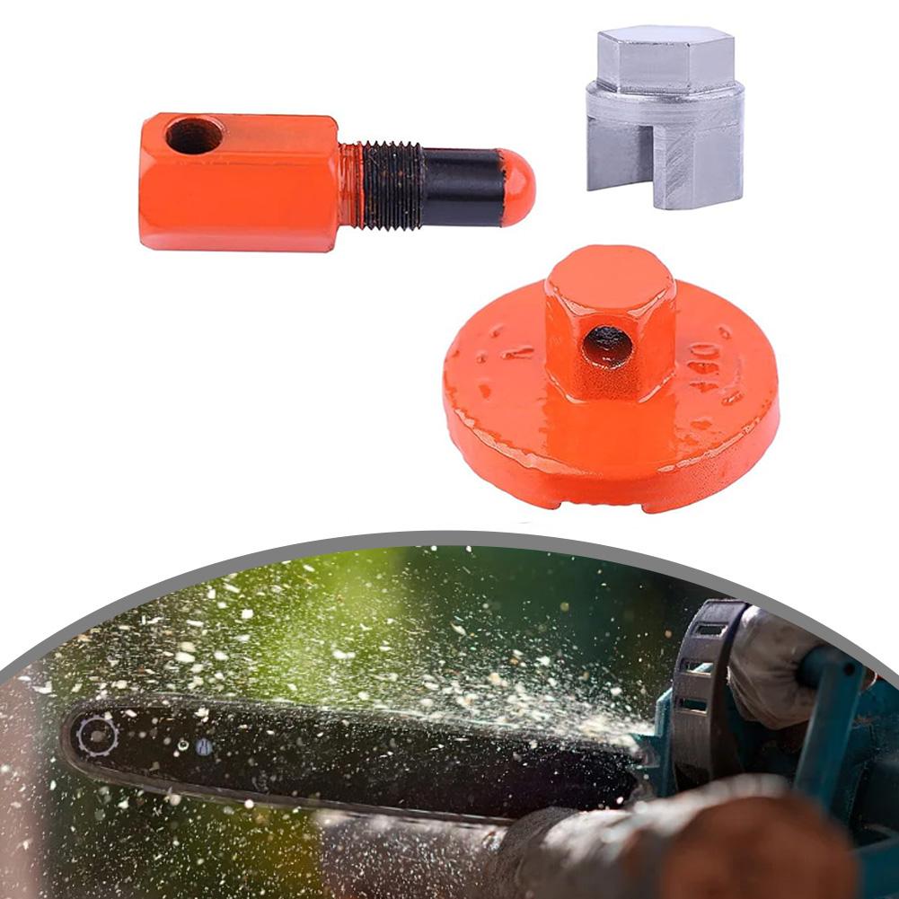 4-Piece Metal Chainsaw Clutch Flywheel and For Piston Stop Removal Tools