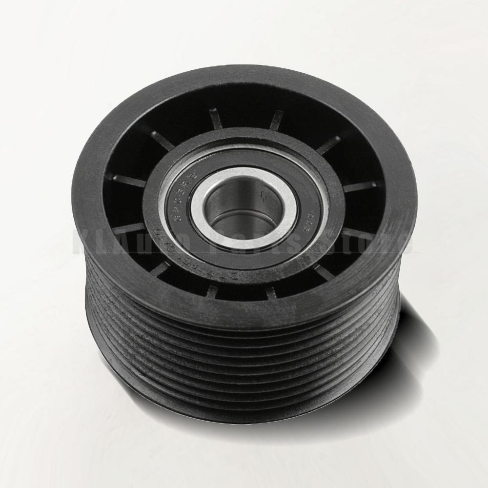 Idler Triangular V-belt Tension roller Belt Drive Parts D-75mm W-39mm Suitable For VOLVO/RENAULT TruckAPV2811 8086970 7408086970