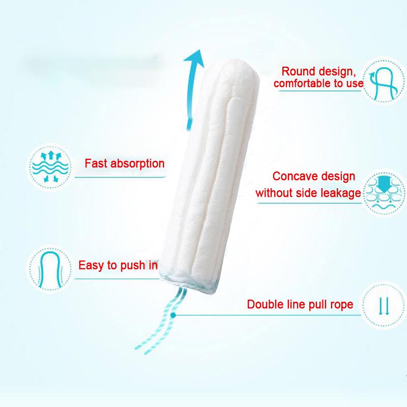 16Pcs/Box Super Absorbency Regular Cotton Tampons Women Menstruation Protection