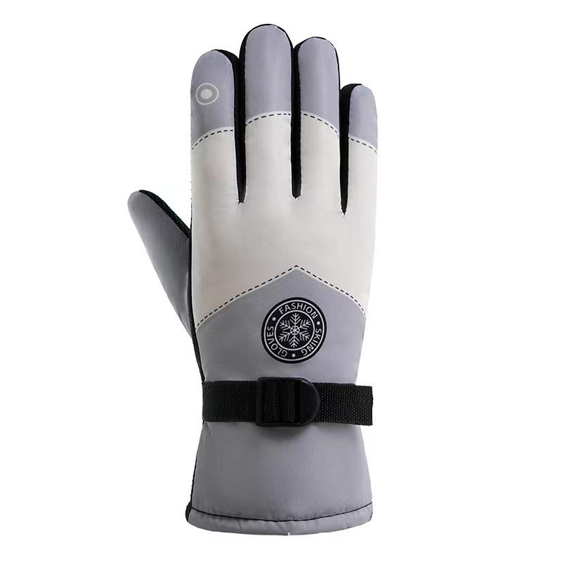 Водонепроницаемые Ветрозащитные Теплые Лыжные и Мотоциклетные Перчатки - Противоскользящие, Толстая Зимняя Экипировка для Катания