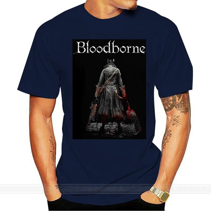 Игровая футболка Bloodborne для мужчин и детей M XL 2XL 6XL Футболка мужской бренд футболка мужчины летняя хлопковая футболка
