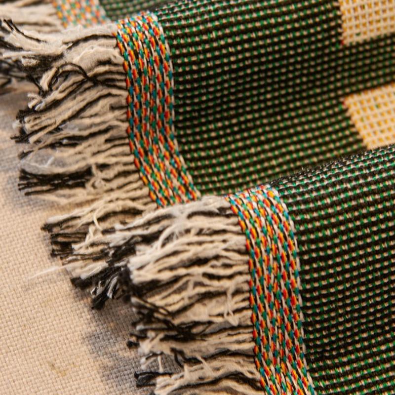 Одеяло для дивана в скандинавском стиле, цельное, полностью обернутое, пыленепроницаемая ткань, универсальное для четырех сезонов, противоскользящее, многофункциональное одеяло, домашний текстиль, украшение