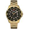 By Grovana Nautilus Black Dial Quartz 7040.1117 100M Men's Watch