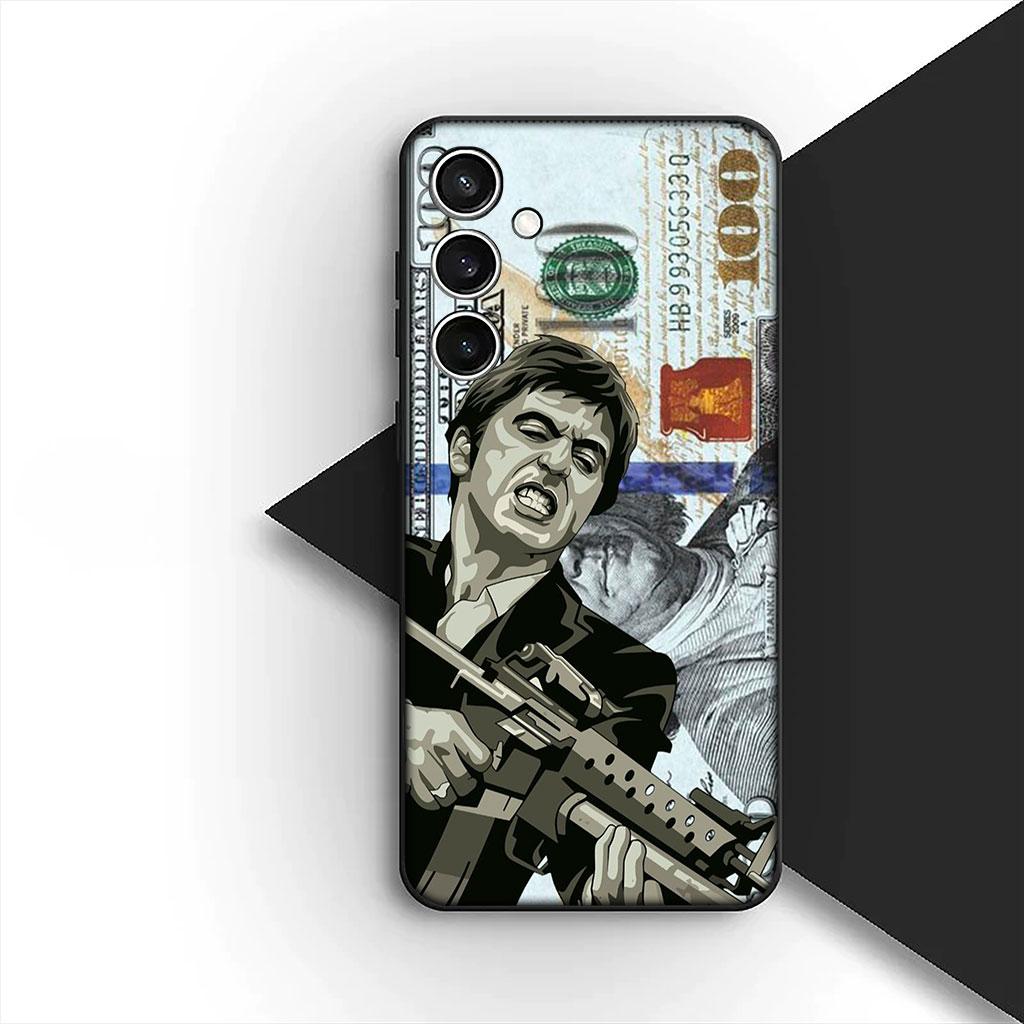 Phone Cover for Motorola Moto G86 G57 E14 E15 G14 G34 G35 G84 G24 A54 G15 Power E22 Soft Silicone Case S-Scarfaces Wallpaper