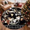 Michael Jackson Pattern Round Rug, Indoor/Outdoor Mat, for Picnic, Gameroom, Bedroom, Office, Living Room, Home Decor Carpet, Birthday Gift