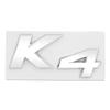 BBDO3 3D Metal Chrome Black K2 K3 K4 K5 KX7 Letters Logo Rear Boot Trunk Emblem Badge Sticker for Kia Car Styling Accessories