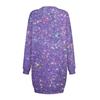 Long Sleeve Dress For Women Casual  Printed Pullover Hip Pack Dress Sweater Dress Autumn