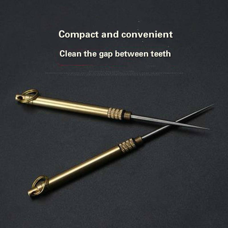 Многофункциональная, Портативная зубочистка из нержавеющей стали, титановый сплав