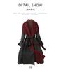 Double sided nylon coat with alpaca wool temperament