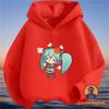 Latest Hatsune Miku New Kids Teens Fashion Cartoon Print Cotton Hoodie Fall Winter Hot Sale Trendy Stylish Best Selling