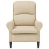 Armchair Cream 76 x 94 x 102 cm Microfiber