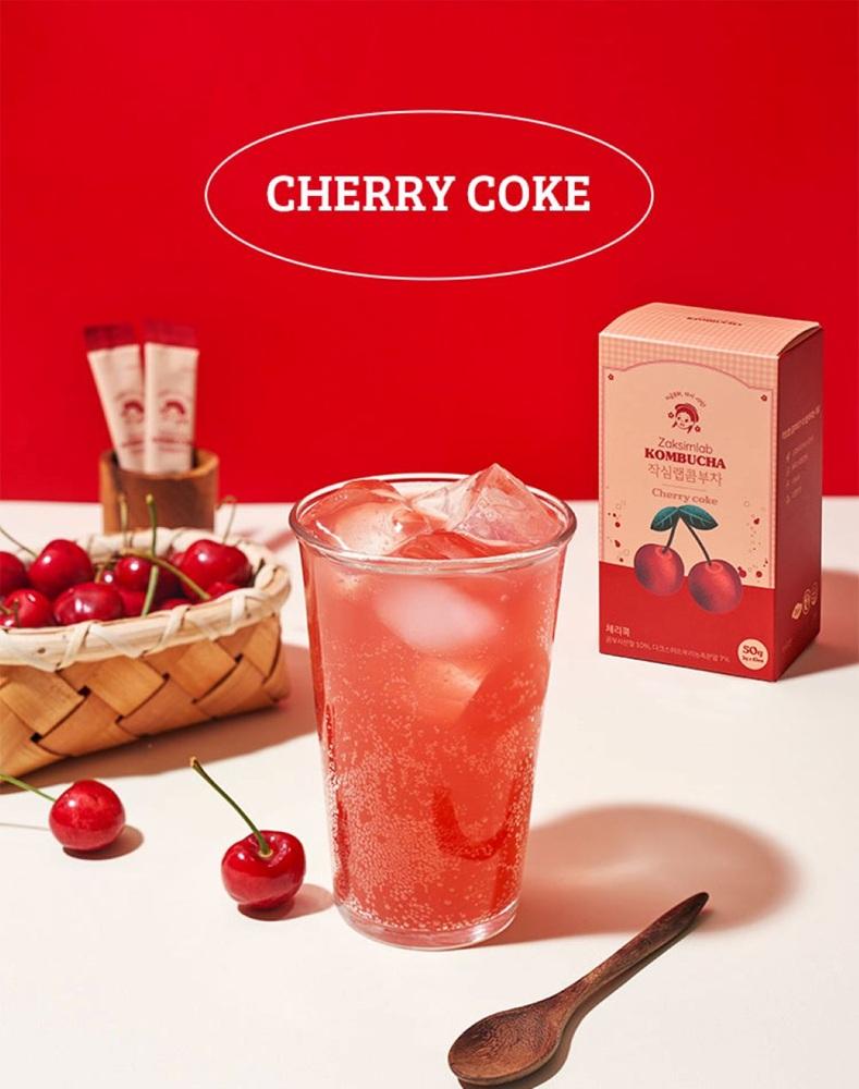 Jaksim Lab Kombucha Cherry Coke Flavor 10 Packs