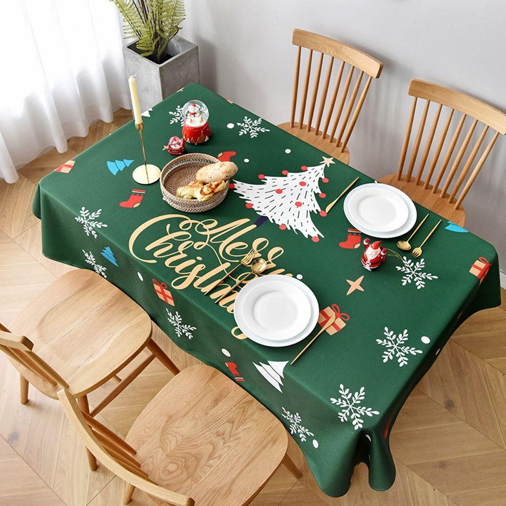 Soft Party Christmas Tree for Table Table Cover Tablecloth Dining Tablecloths Christmas Decorations